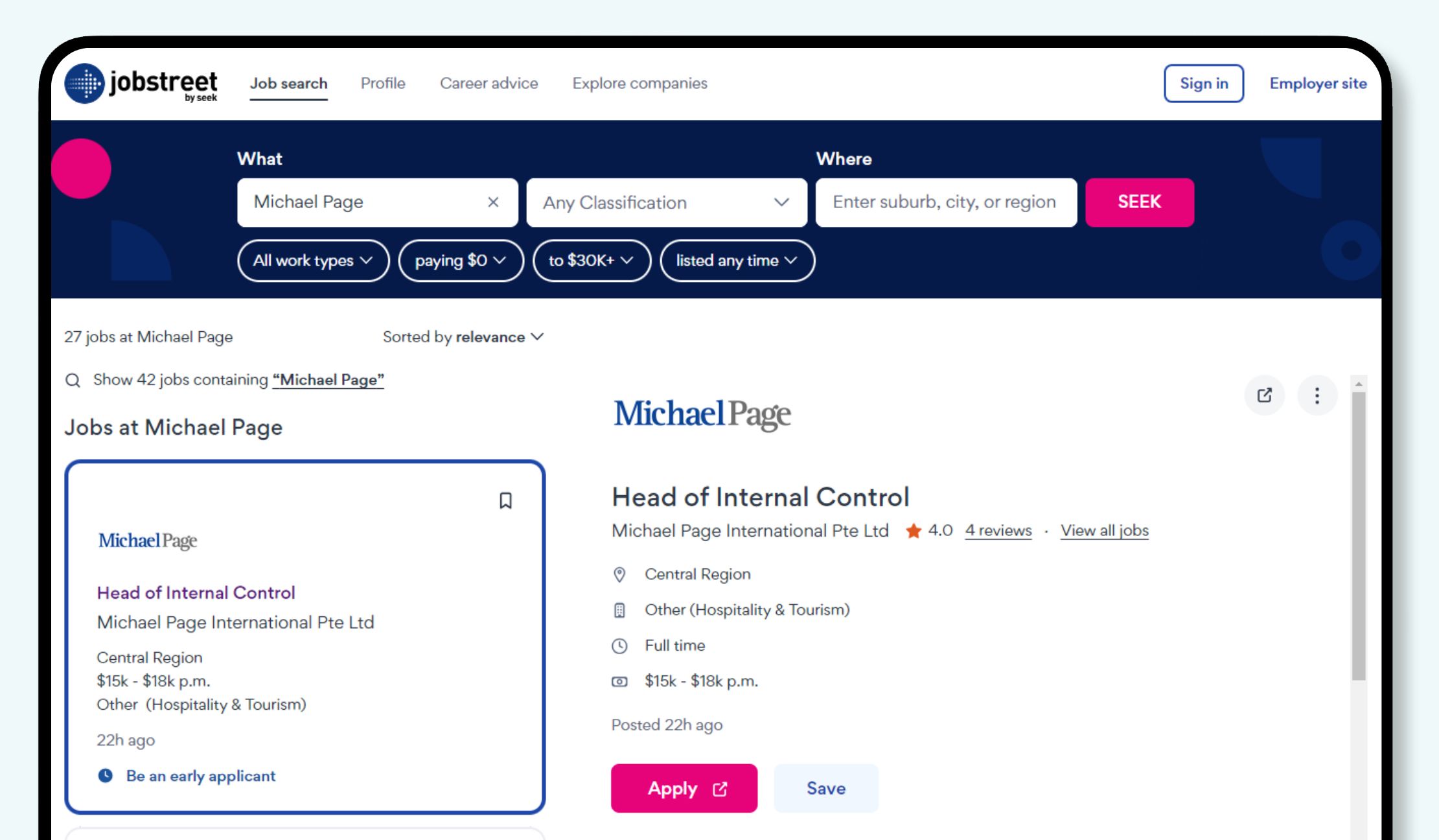 ReachTalent - Job Site Listing - JobStreet