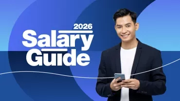 Man smiling with his phone