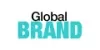 Logo with text 'Global BRAND' in black and teal.